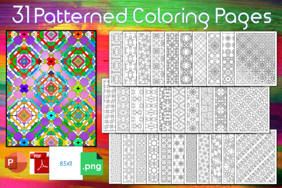 31 Unique Geometric Pattern Pages: A Strategic Asset for KDP and POD Creators