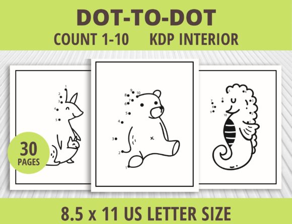 Accelerating KDP Publishing with the 30 Dot-to-Dot Animals Interior Asset