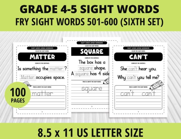 Enhance Reading Skills with Fry Sight Words Set 6