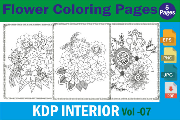 Evaluating Floral Coloring Pages KDP Interior Assets for Low Content Publishing
