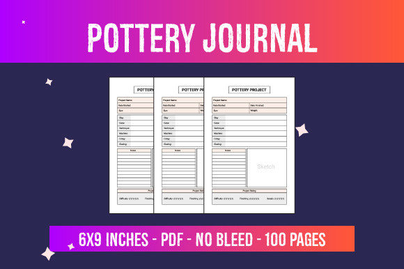 Exploring KDP Interior - Pottery Journal for Your Print on Demand Business