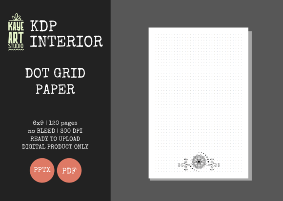 KDP Dot Grid Paper 35: Design Asset Guide