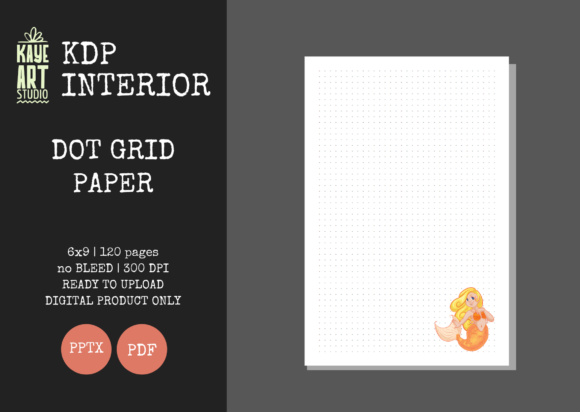 KDP Dot Grid Paper 49: Streamlined Journal Interiors