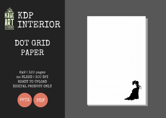 KDP Dot Grid Paper 51: Streamlined Journal Interiors