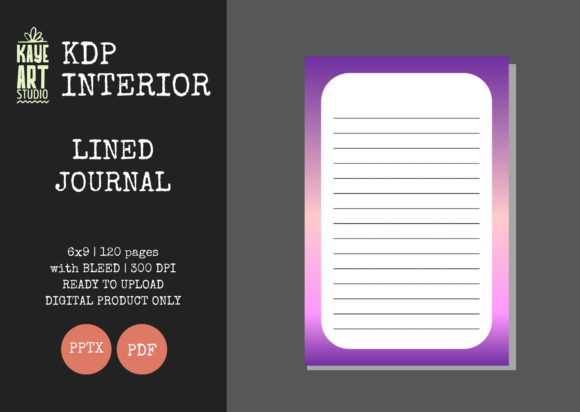 KDP Lined Journal 42: Streamlined Interior Design