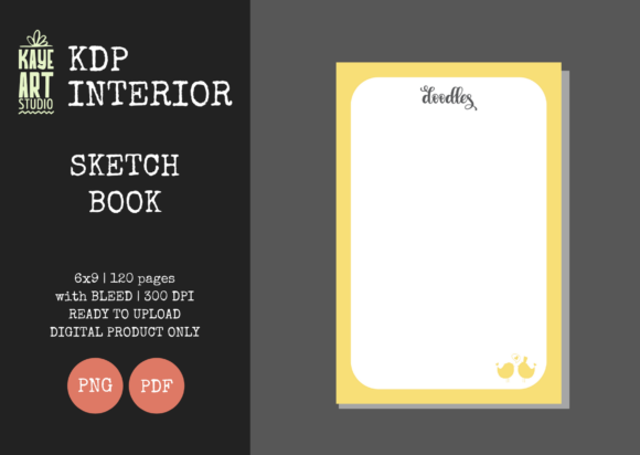 KDP Sketchbook Yellow: Creative Interior Applications