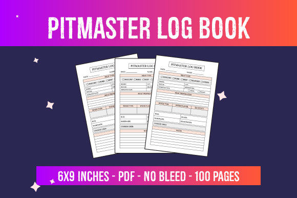 Pitmaster Log Book: Perfect for KDP Publishing