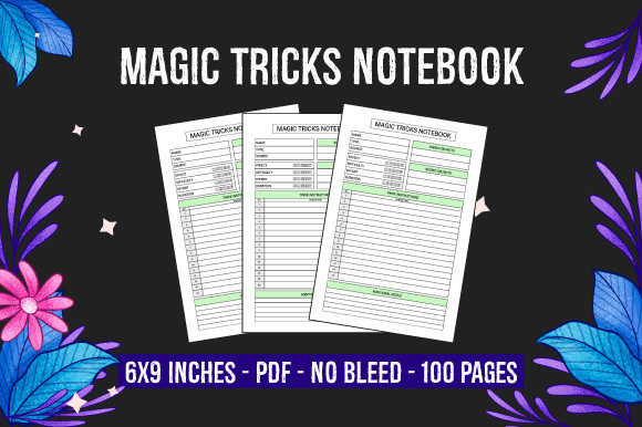 Unlocking Creativity with Magic Tricks Notebook - KDP Interior
