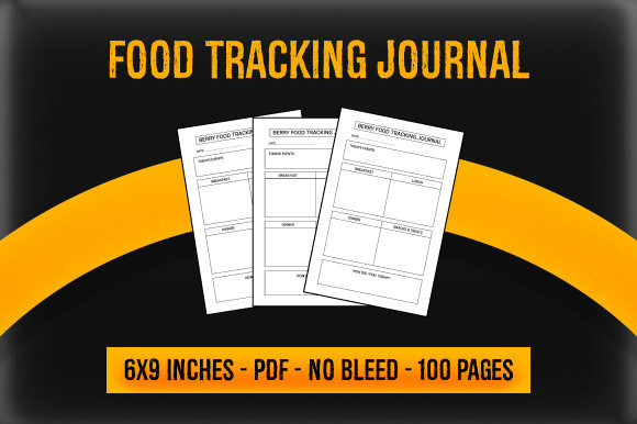 Unlocking the Potential of Food Tracking Journal Interior for Your Publishing Ventures